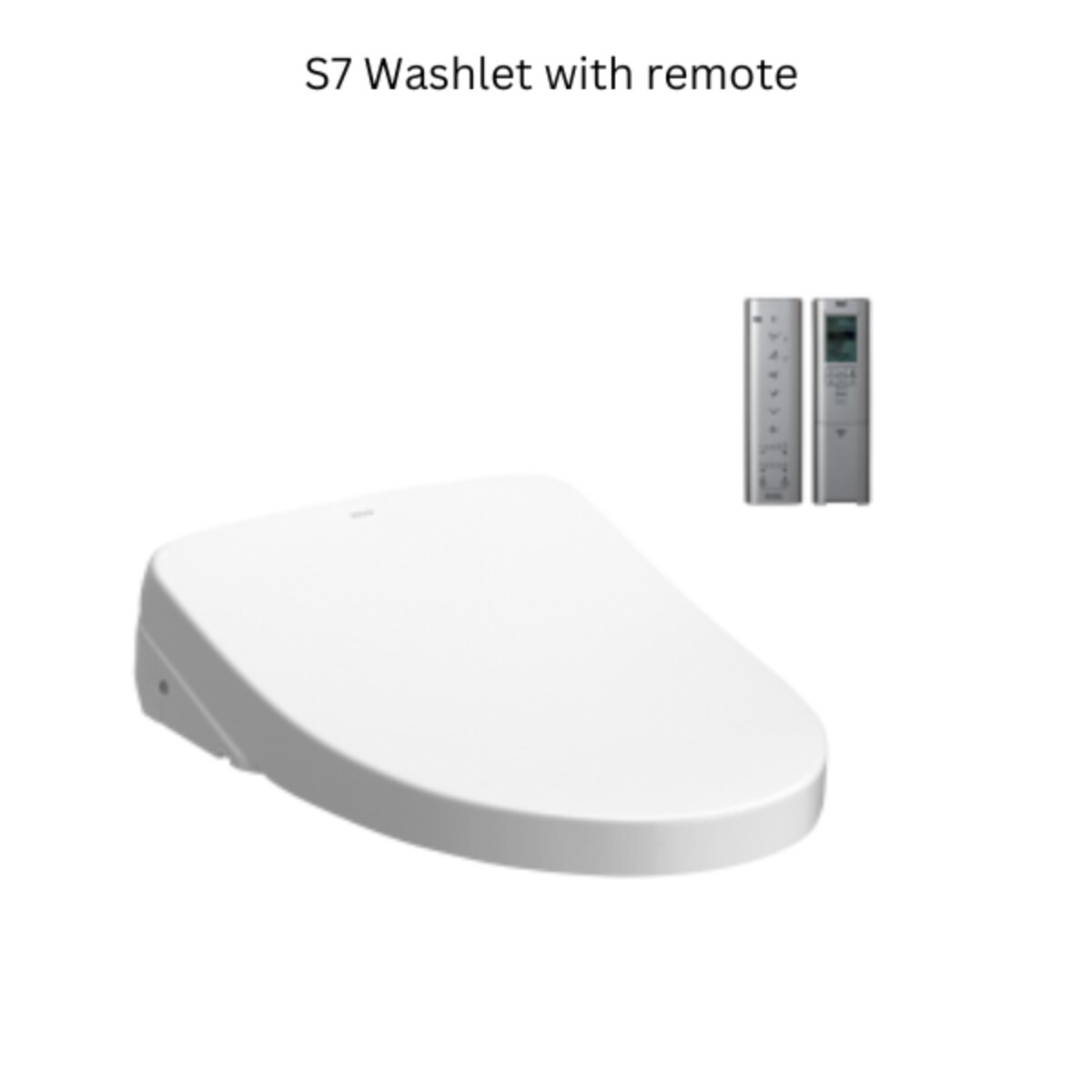 Toto Basic+ Toilet with S7 Washlet, D Shape Remote Control